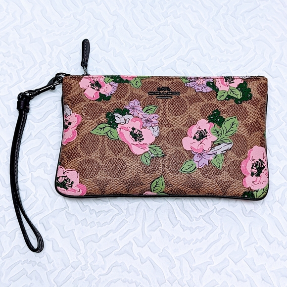Coach Handbags - COACH | Blossom Print Wristlet